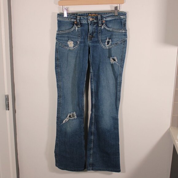 hudson low rise distressed bootcut - Picture 1 of 3